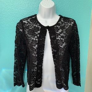 Black Lace Shrug